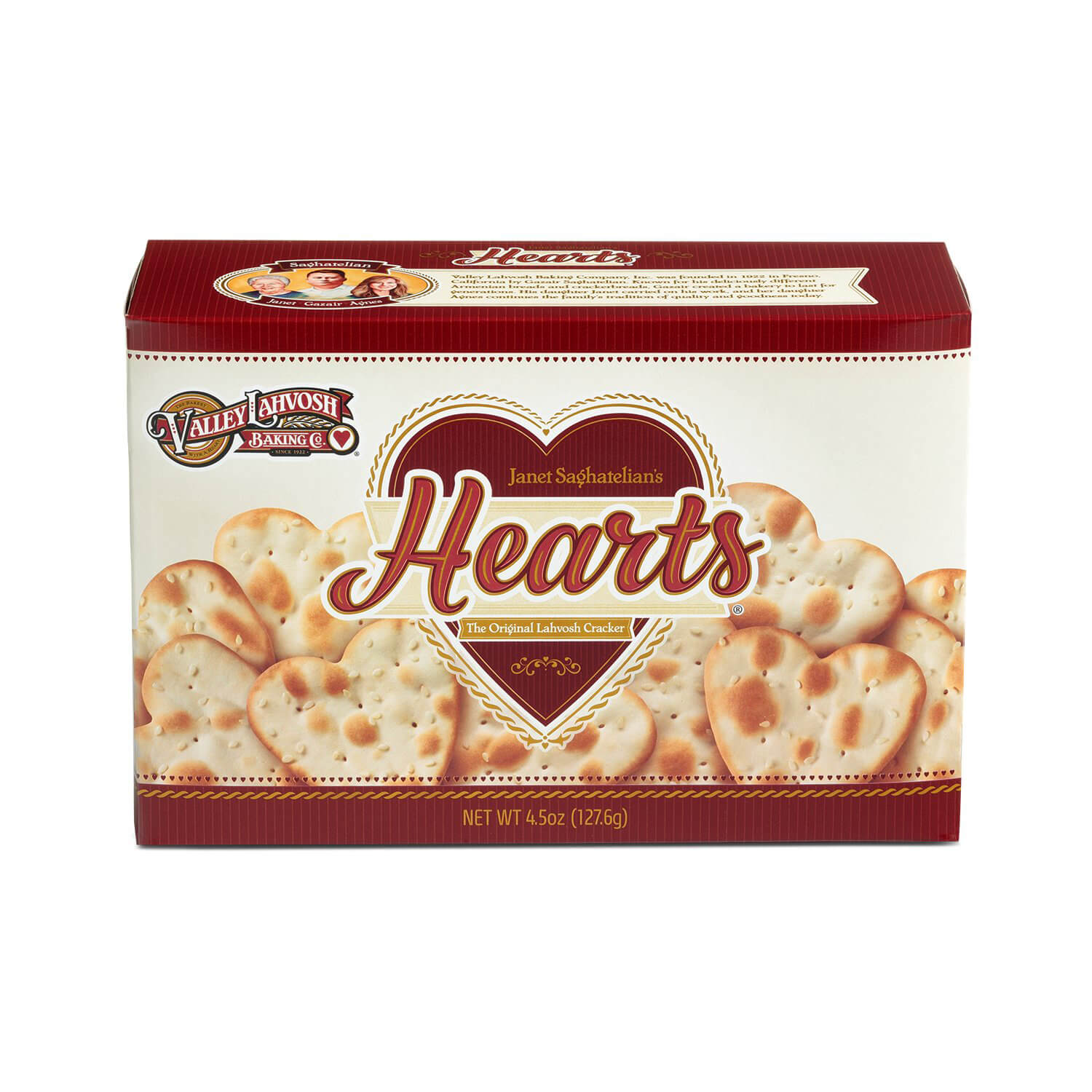Hearts Crackers – Valley Lahvosh
